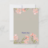 洗練された花柄の感謝カード(オーダーメイド)
この美しくデザインされた感謝カードで、あなたの感謝の サンキューカード (裏面)