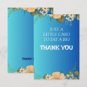 洗練された花柄の感謝カード(名前入り)
この美しくデザインされた感謝カードで、あなたの感謝の気持ちを サンキューカード (正面/裏面)