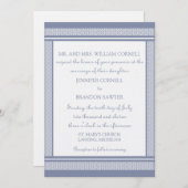 洗練された豪華な結婚式の招待状 招待状 (正面/裏面)