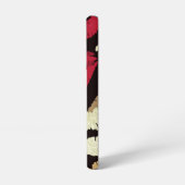 洗練された赤い唇モノグラム SAMSUNG GALAXYケース (左側面)