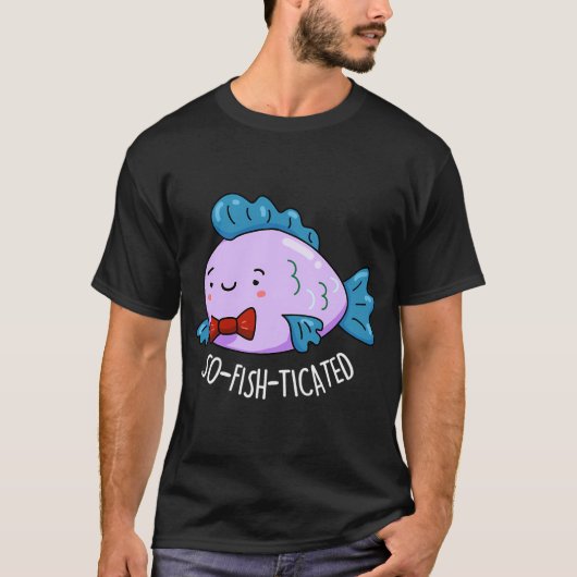 洗練された面白い魚のダジャレ (ダ Tシャツ (正面)