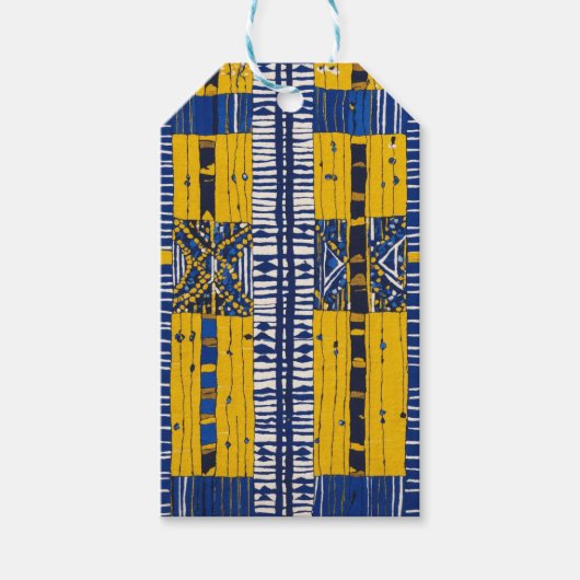 洗練された高級アフリカカリブのの泥地 ギフトタグ (正面)