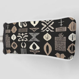 洗練された高級アフリカカリブのの泥地 ゴルフヘッドカバー