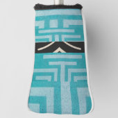 洗練された高級アフリカカリブのの荷物タグ ゴルフヘッドカバー (回転90)