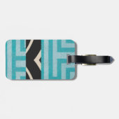 洗練された高級アフリカカリブのの荷物タグ ラゲッジタグ (裏面横)