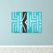 洗練された高級アフリカカリブの人 キャンバスプリント (インサイチュ (ウッドフロア))