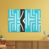 洗練された高級アフリカカリブの人 キャンバスプリント (インサイチュ (リビング))