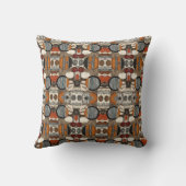 洗練された高級アフリカカリブの人 クッション (裏面)