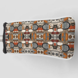 洗練された高級アフリカカリブの人 ゴルフヘッドカバー