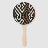 洗練された高級アフリカカリブの人 ハンドファン (正面)