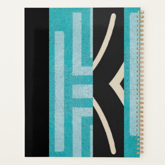 洗練された高級アフリカカリブの人 プランナー手帳 (裏面)