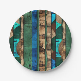 洗練された高級アフリカカリブの人 ペーパープレート