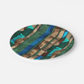 洗練された高級アフリカカリブの人 ペーパープレート (アングル)