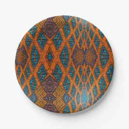 洗練された高級アフリカカリブの人 ペーパープレート