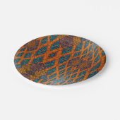 洗練された高級アフリカカリブの人 ペーパープレート (アングル)