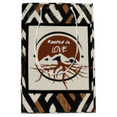 洗練された高級アフリカカリブの人 ミディアムペーパーバッグ (正面)