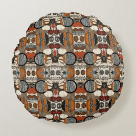 洗練された高級アフリカカリブの人 ラウンドクッション