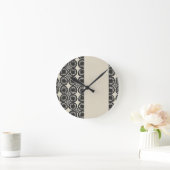 洗練された高級アフリカカリブの人 ラウンド壁時計 (ホーム)