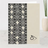 洗練された高級アフリカミニマカリブのリスト カード (正面)