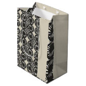 洗練された高級アフリカミニマカリブのリスト ミディアムペーパーバッグ (裏面アングル)