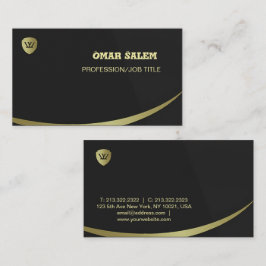 「洗練された高級名刺モダン 名刺