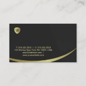 「洗練された高級名刺モダン 名刺 (裏面)