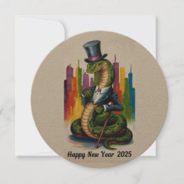 洗練された2025年年賀状ビジネスプロフェッショナル向け シーズンカード