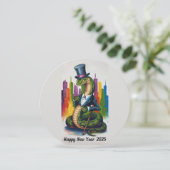 洗練された2025年年賀状　ビジネスプロフェッショナル向け シーズンカード (スタンド正面)