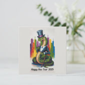 洗練された2025年新年のビジネスプロフェッショナル向けカード シーズンカード (スタンド正面)