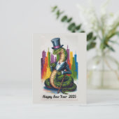 洗練された2025年新年のビジネスプロフェッショナル向けカード シーズンポストカード (スタンド正面)