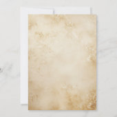 洗練された21歳の誕生日パーティー 招待状 (裏面)