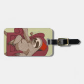 洗練された3つま先で触られた怠惰 ラゲッジタグ (正面横)