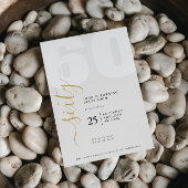 洗練された60番目の誕生日招待状とクリーン 招待状