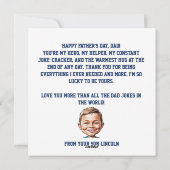 洗練された&おもしろいパパキャラチャーキープサケ シーズンカード (裏面)