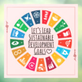 洗練された インスピレーションあふれる 法人向け バースデーパーティー リード ウィンドウサイン (シート3)