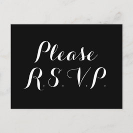 洗練された「Please R.S.V.P.」 ポストカード