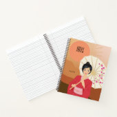 洗練されたBOHOアジアインスパイア主体 ノートブック (内部)