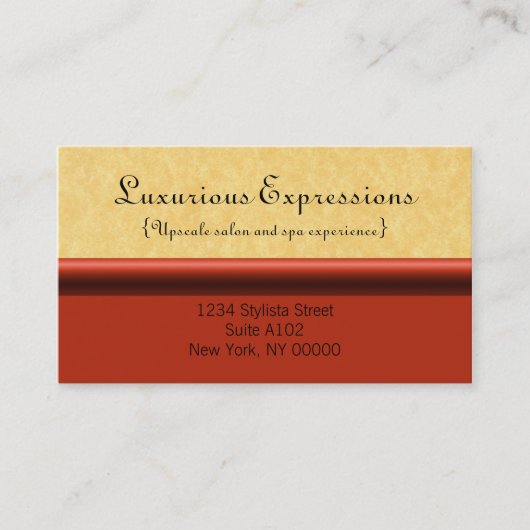 洗練されたPro名刺、Red Berry 名刺 (正面)