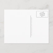 洗練されたQRコード：白黒ハーフトーン インビテーションポストカード (裏面)