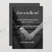 洗練されたSave the Date 招待状 (正面/裏面)