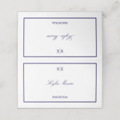 洗練されクラシックた プレイスカード (外部開封)