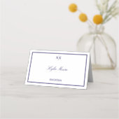 洗練されクラシックた プレイスカード (正面)