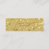 洗練さエレガントれたモダンきらびやかな《写真》ぼけ味 スキニー名刺 (正面)