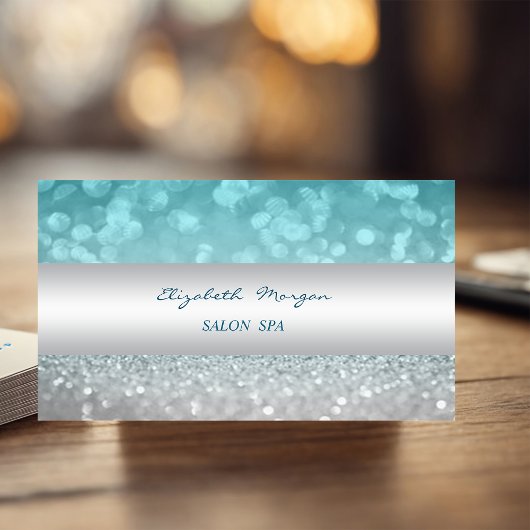 洗練さエレガントれたモダンきらびやかな《写真》ぼけ味 名刺