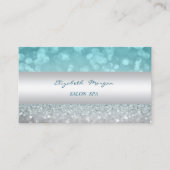 洗練さエレガントれたモダンきらびやかな《写真》ぼけ味 名刺 (正面)