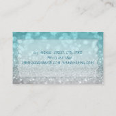 洗練さエレガントれたモダン《写真》ぼけ味唇 名刺 (裏面)