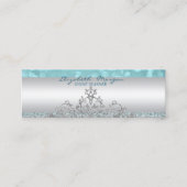 洗練さエレガントれた輝きモダン《写真》ぼけ味、レース スキニー名刺 (正面)