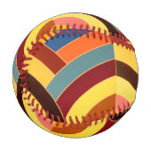 洗練さスタイリッシュモダンれたシボ 野球ボール (正面左)