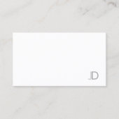 洗練さモノグラムのれたプモダンラン 名刺 (正面)