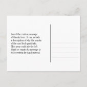 洗練さ感謝していれた「非常に!」 ポストカード (裏面)